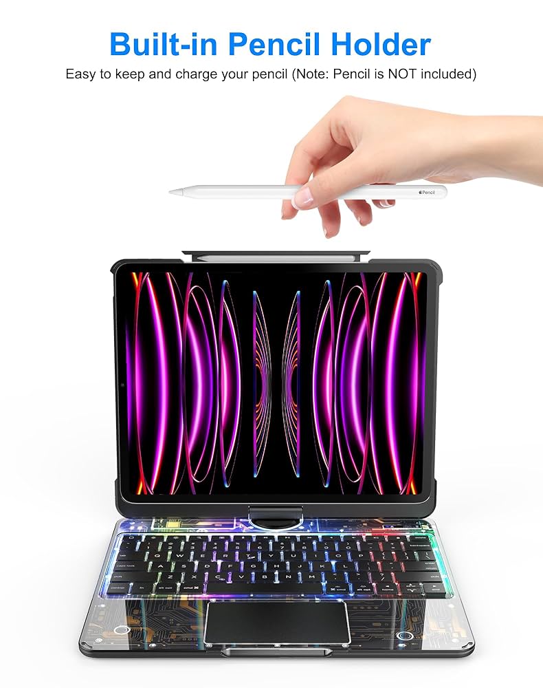 iPad本体 yu * aoi.hand * made Amazon.com: ZENLU iPad Case with Keyboard Detachable for
